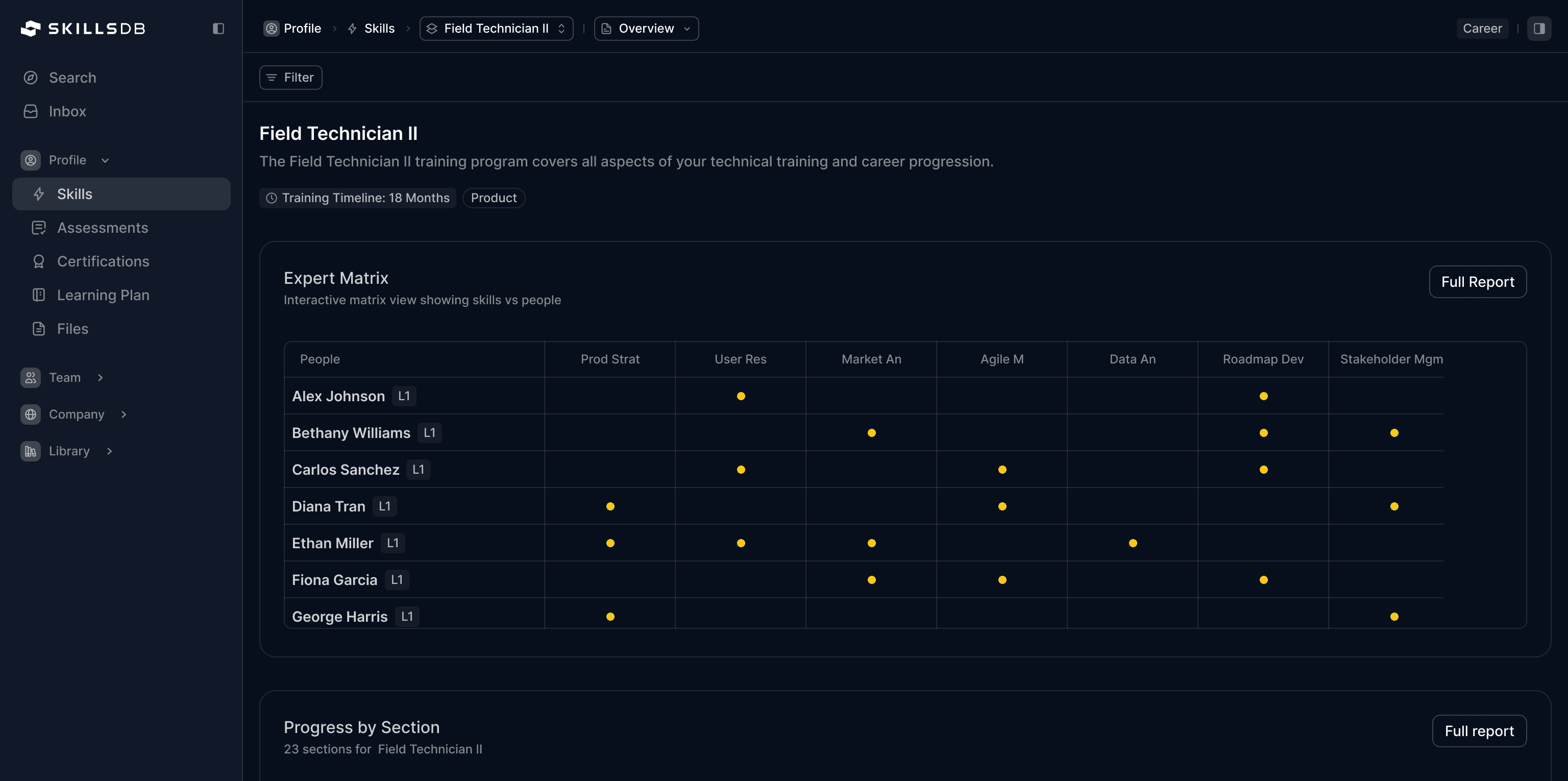 Skill Flags & Talent Signals