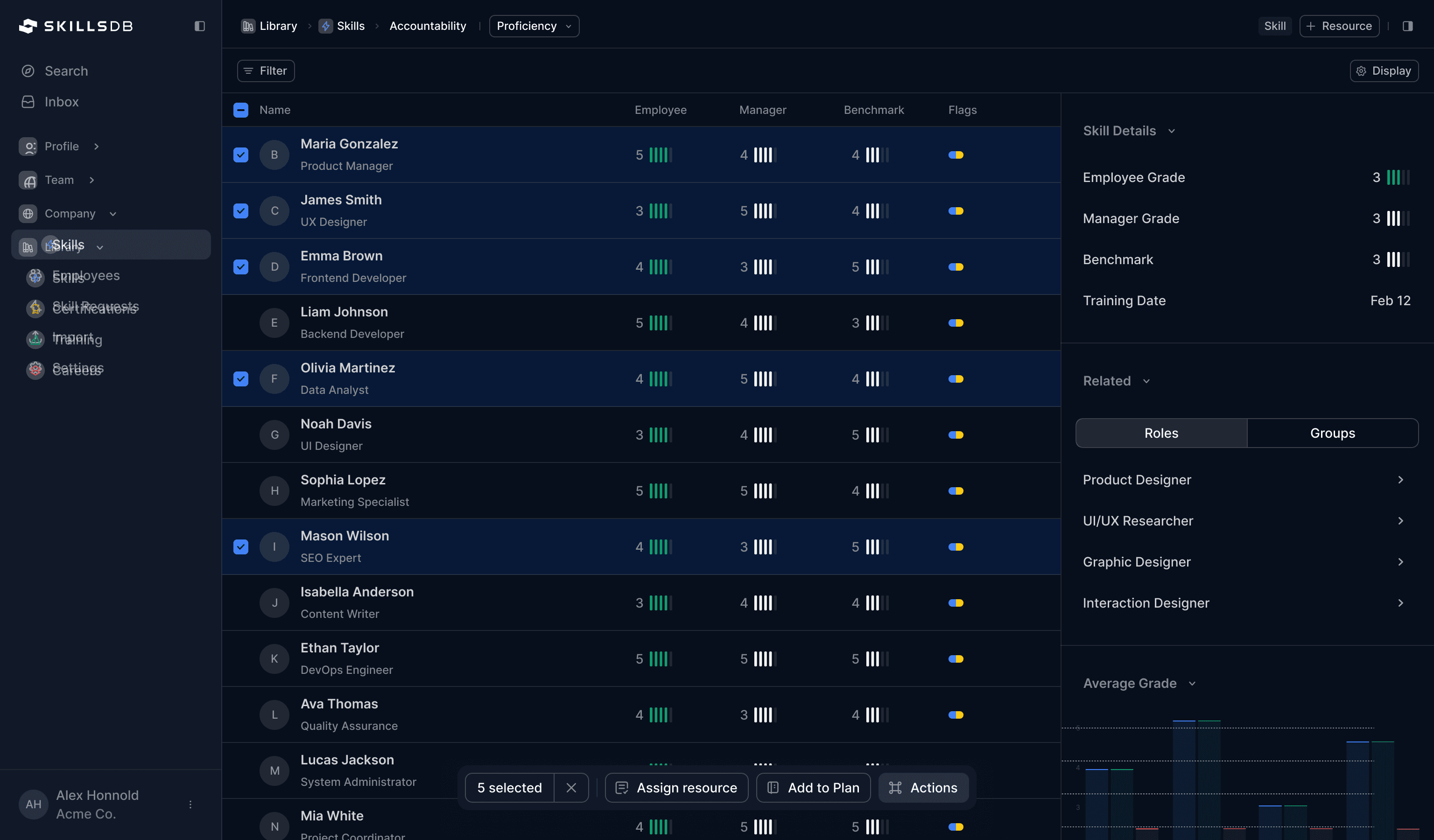 Assign individually or in bulk